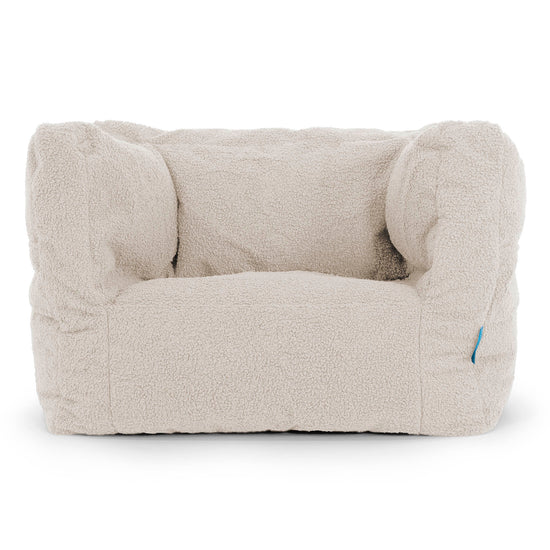 Albert Kinder Sitzsack Sessel 1-5 Jahre - Bouclé Elfenbein 01