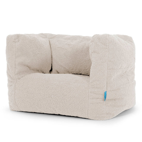 Albert Kinder Sitzsack Sessel 1-5 Jahre - Bouclé Elfenbein 02