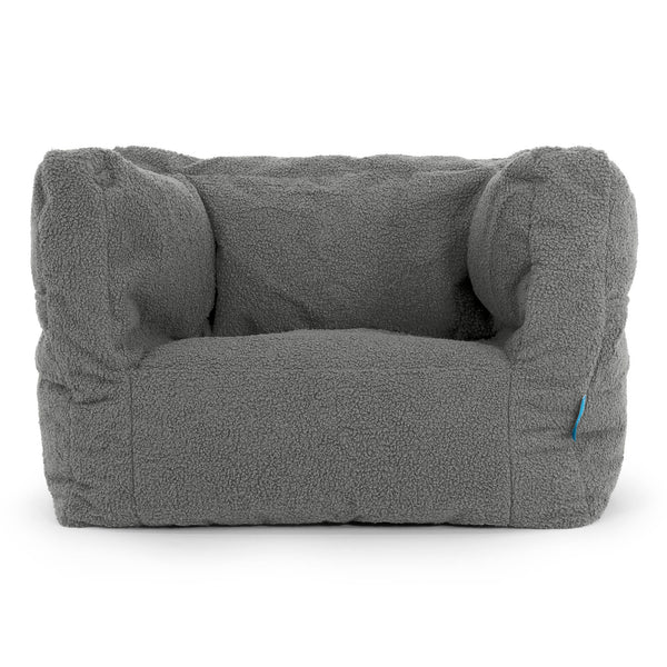 Albert Kinder Sitzsack Sessel 1-5 Jahre - Bouclé Grau 01