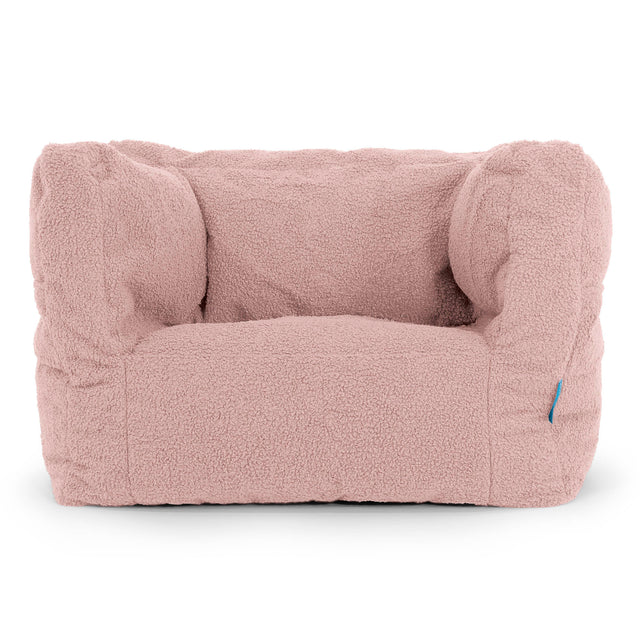 Albert Kinder Sitzsack Sessel 1-5 Jahre - Bouclé Pink 01