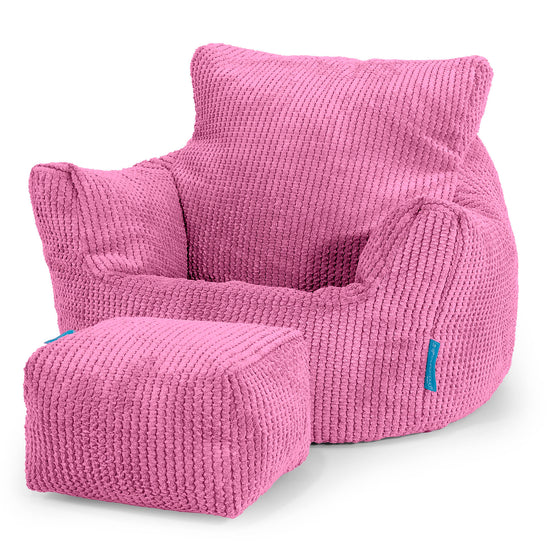 Klein Kindersessel Sitzsack 1-3 jahren - Pom-Pom Pink_02