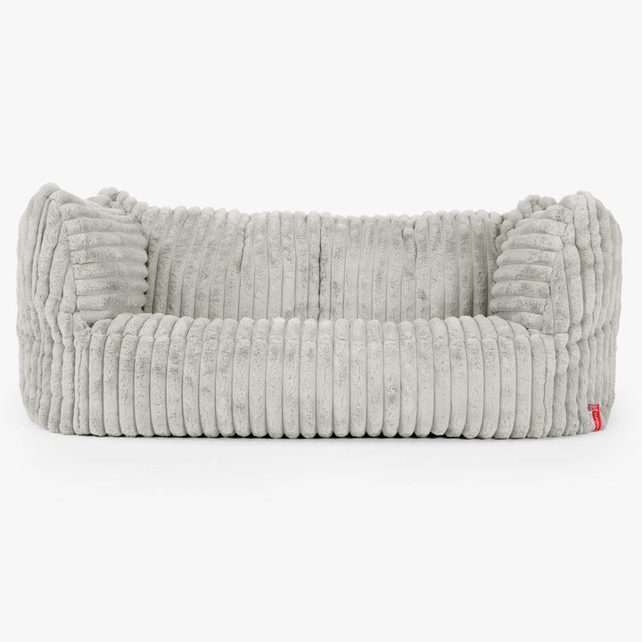 Ruben Sitzsack Sofa - Ultra Plüsch Cord Salbeigrün 01