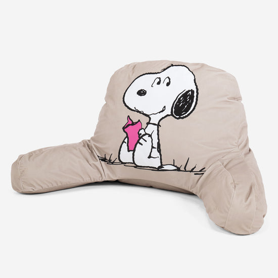 Snoopy Lesekissen mit Rückenstütze - Lesen 01