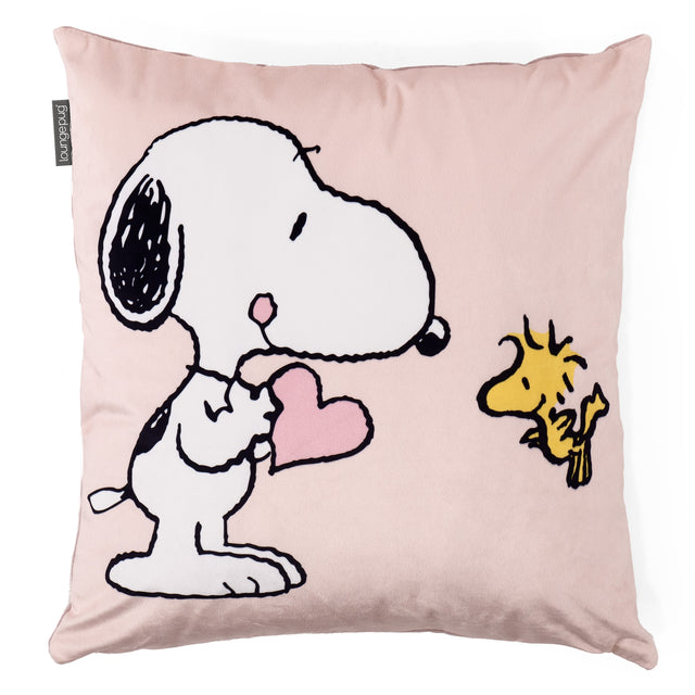 Snoopy Dekokissen / Sofa Kissenbezug 47 x 47cm - Snoopy & Woodstock 01