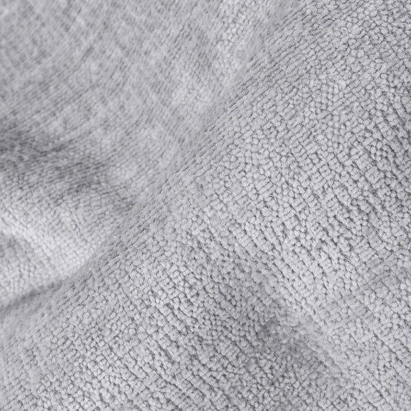 Groß Fußhocker - Chenille Grau Fabric Close-up Image