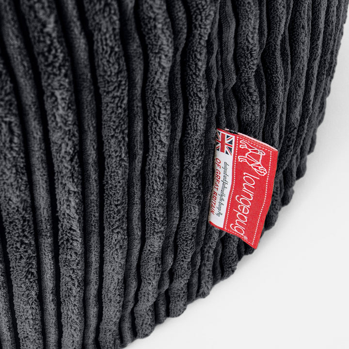 Sitzsack Sofa - Cord Schwarz 02