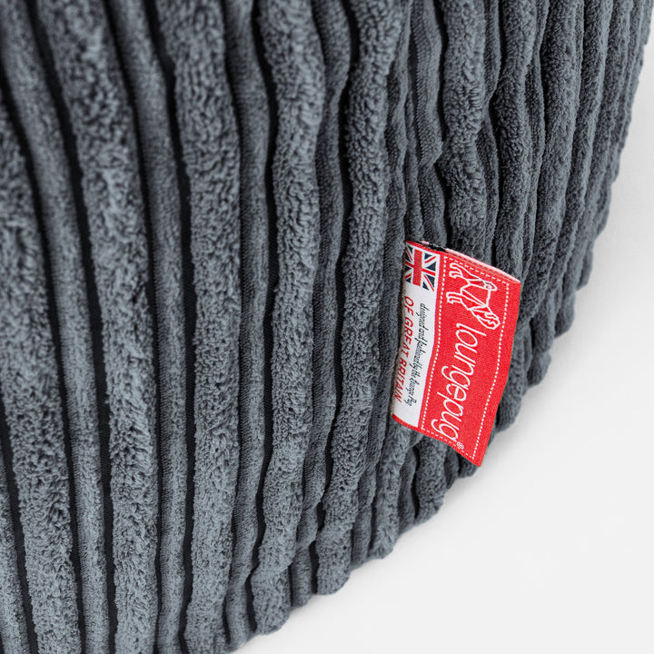 Mammoth Sofa Sitzsack XXL - Cord Stahlgrau 02