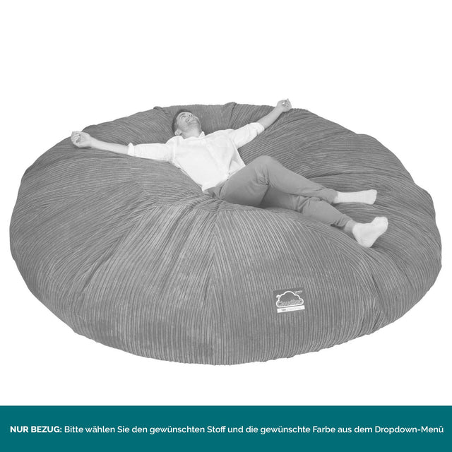 CloudSac 5000 XXXXXL Gigantischer Memory-Schaum Sitzsacksofa NUR BEZUG - Ersatzteile 01