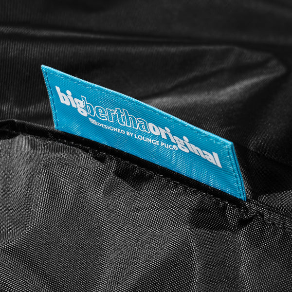 Liegestuhl Sitzsack - SmartCanvas™ Schwarz Fabric Close-up Image