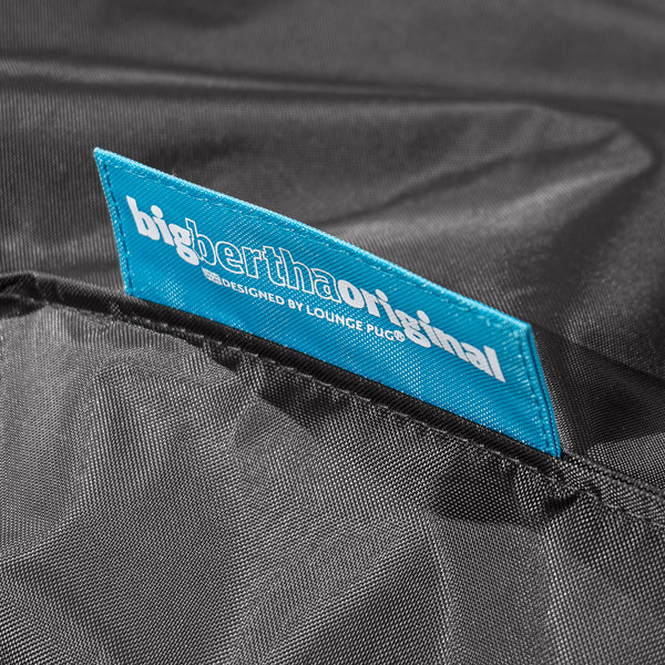 Liegestuhl Sitzsack - SmartCanvas™ Schiefergrau Fabric Close-up Image