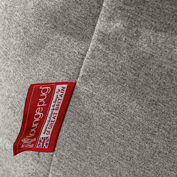 Sitzsack XXL - Interalli Wolle Silber Fabric Close-up Image