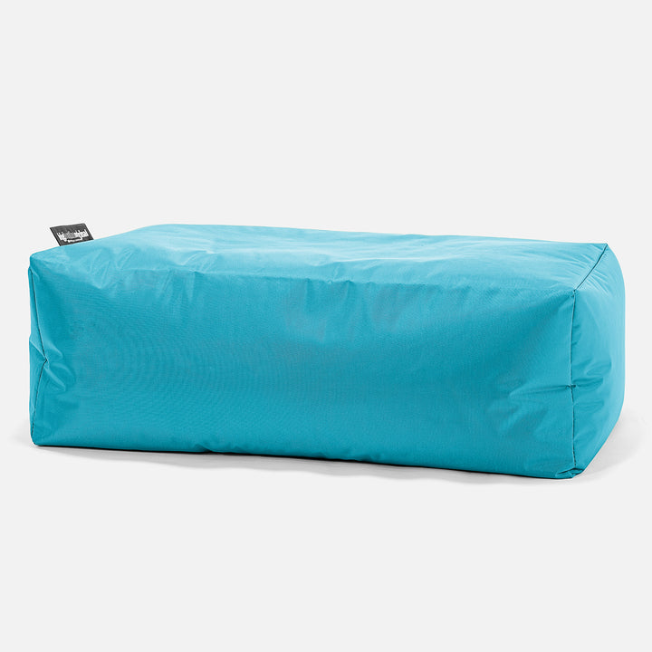 SmartCanvas™ Groß Fußhocker Pouf - Aqua 01