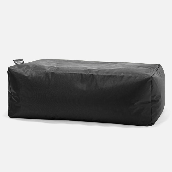 SmartCanvas™ Groß Fußhocker Pouf - Schwarz 01