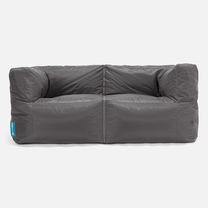 SmartCanvas™ Modulare Sitzsacksofa 2 Stücke - Schiefergrau 01