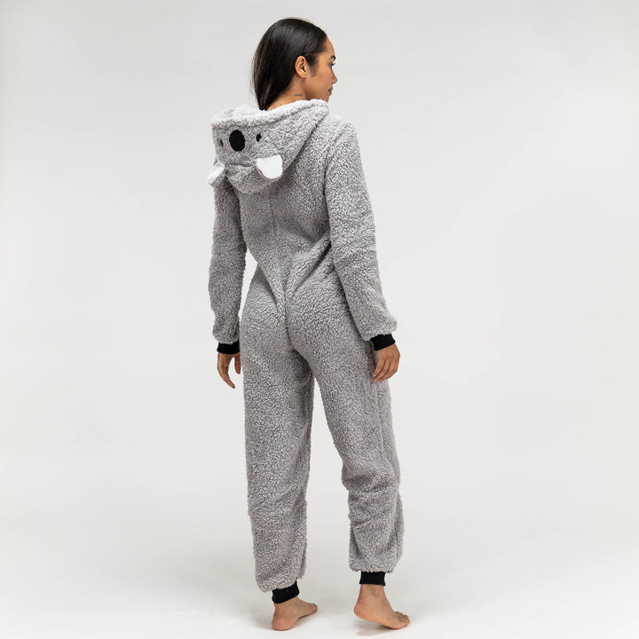 Damen Koala Fleece-Onesie 06