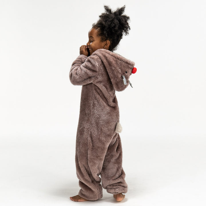 Kinder Rentier Fleece Onesie 05