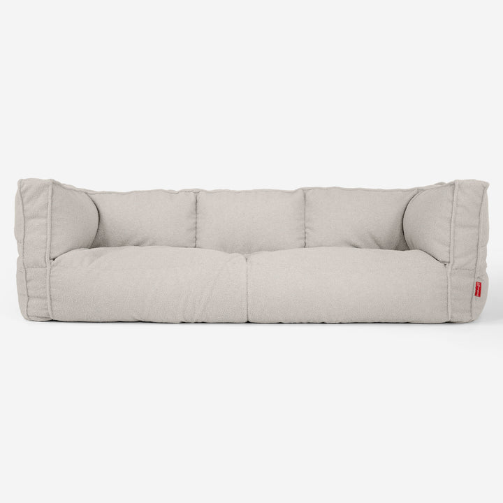 3-Sitzer Albert Sitzsacksofa - Bouclé Elfenbein_01