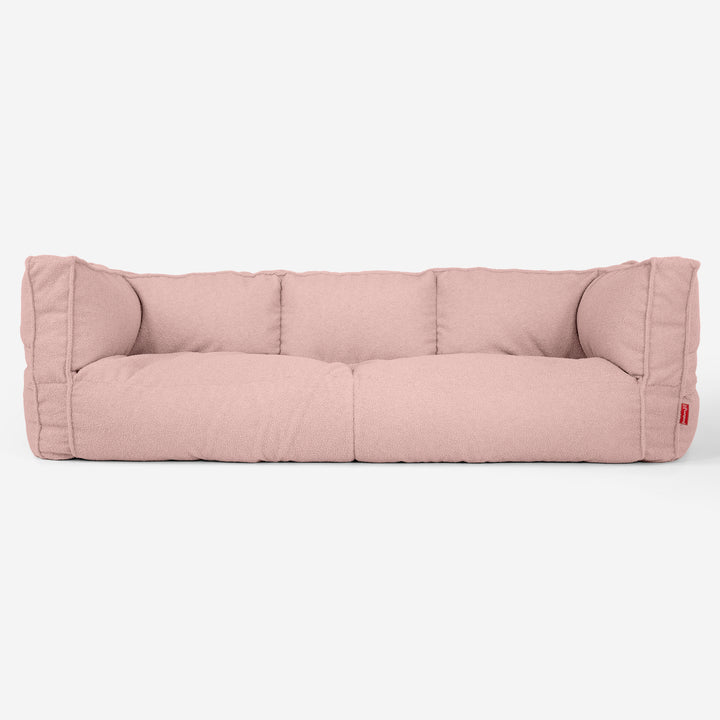 3-Sitzer Albert Sitzsacksofa - Bouclé Pink_01