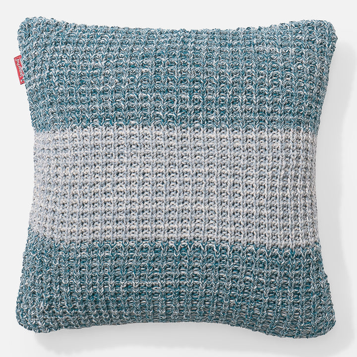 Kissen 47 x 47cm - 100% Baumwoll Chester Blau 01