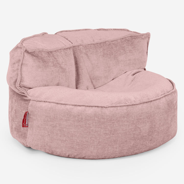 Chloe Sitzsacksofa - Chenille Pink 01