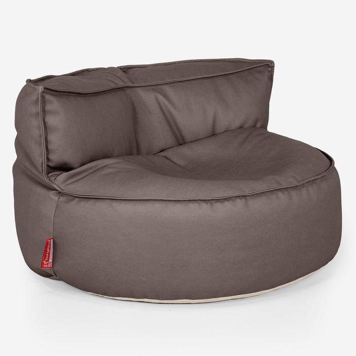 Chloe Sitzsacksofa - Veganes Leder Schoko 01