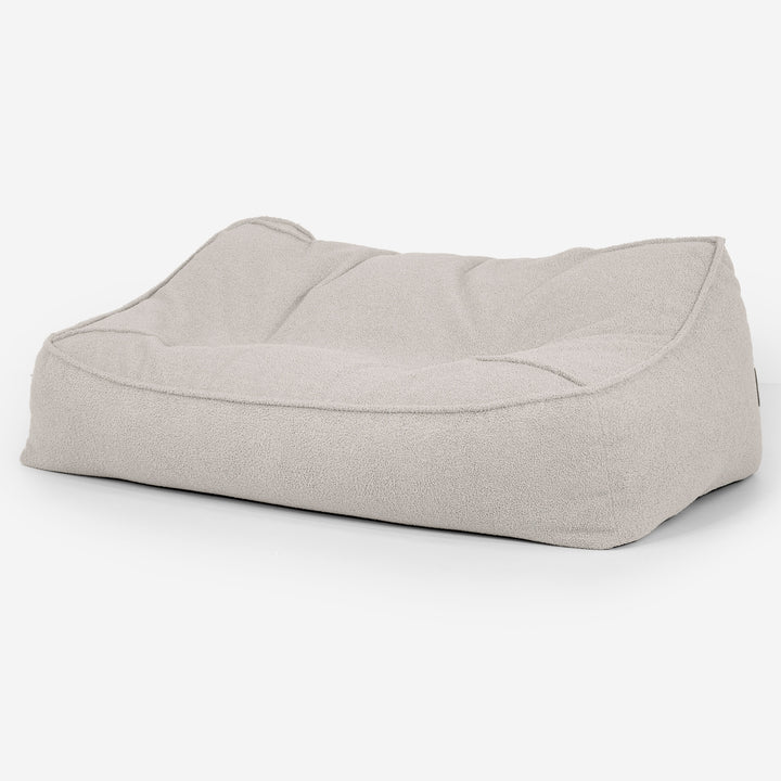 Das Slouchy Sitzsack Sofa - Bouclé Elfenbein_03