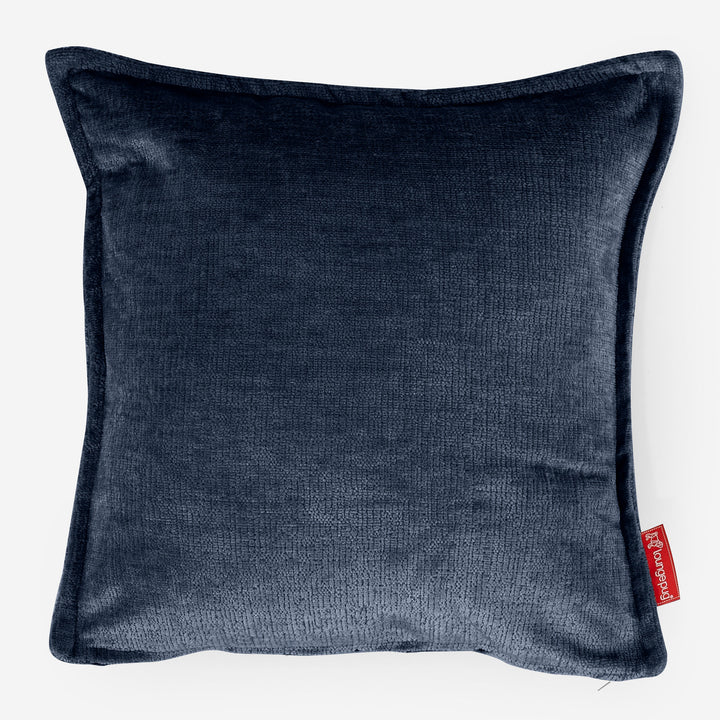 Dekokissen / Sofa Kissenbezug 47 x 47cm - Chenille Marineblau 01