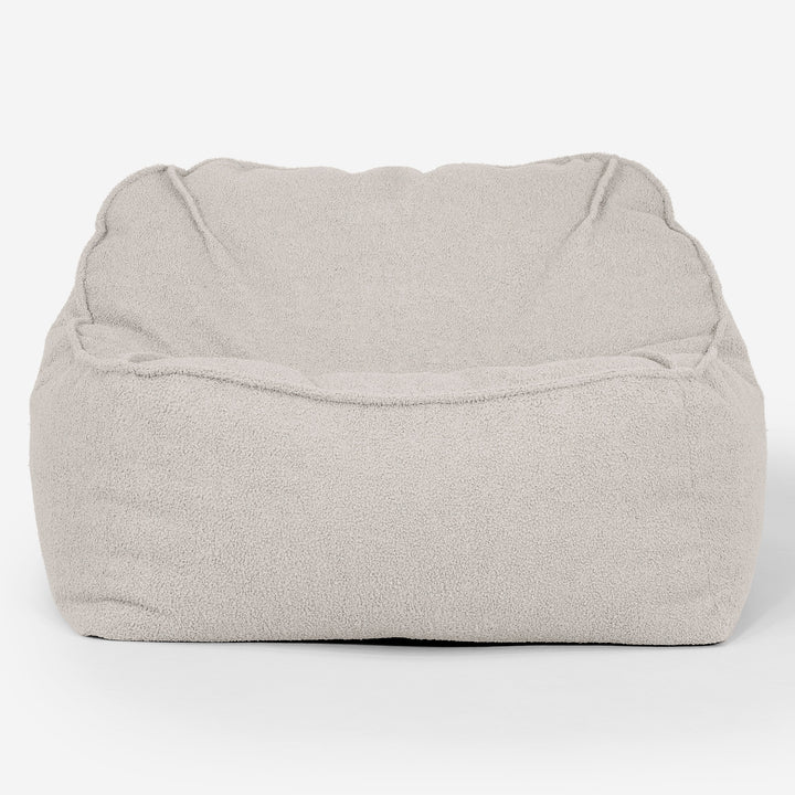 Der Slouchy Sitzsack Sessel - Bouclé Elfenbein_01