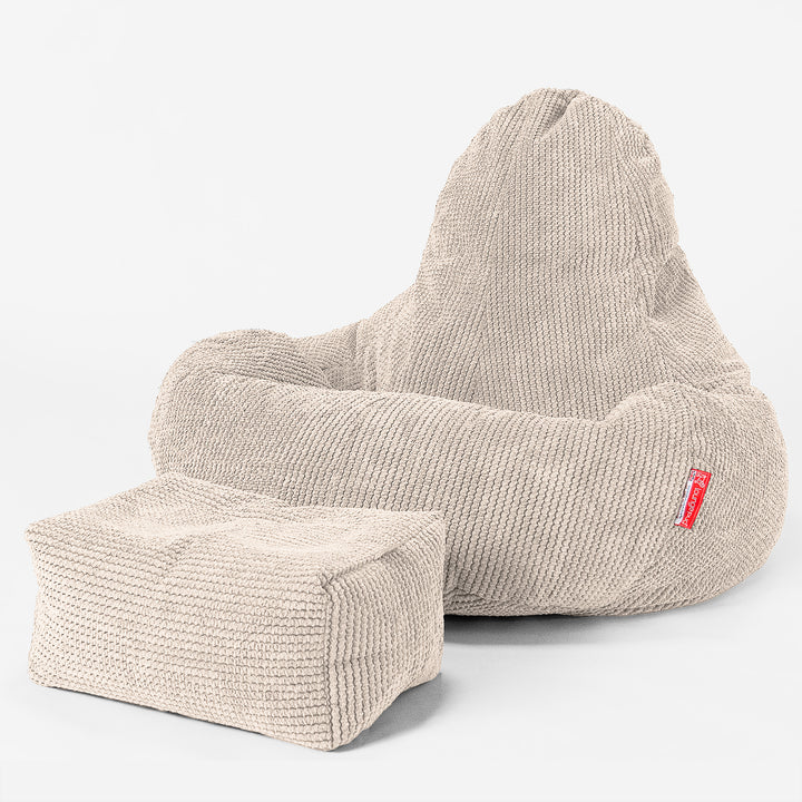 Ultra Lux Gaming Sitzsack - Pom-Pom Creme 02