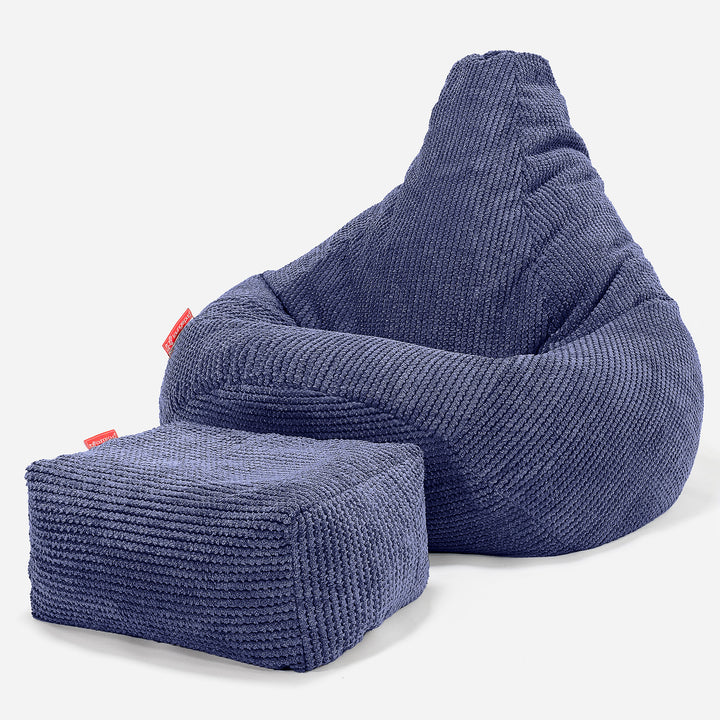 Gaming Sitzsack Sessel - Pom-Pom Lila 01