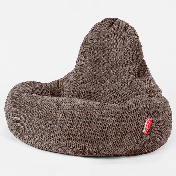 Ultra Lux Gaming Sitzsack - Pom-Pom Schoko 01