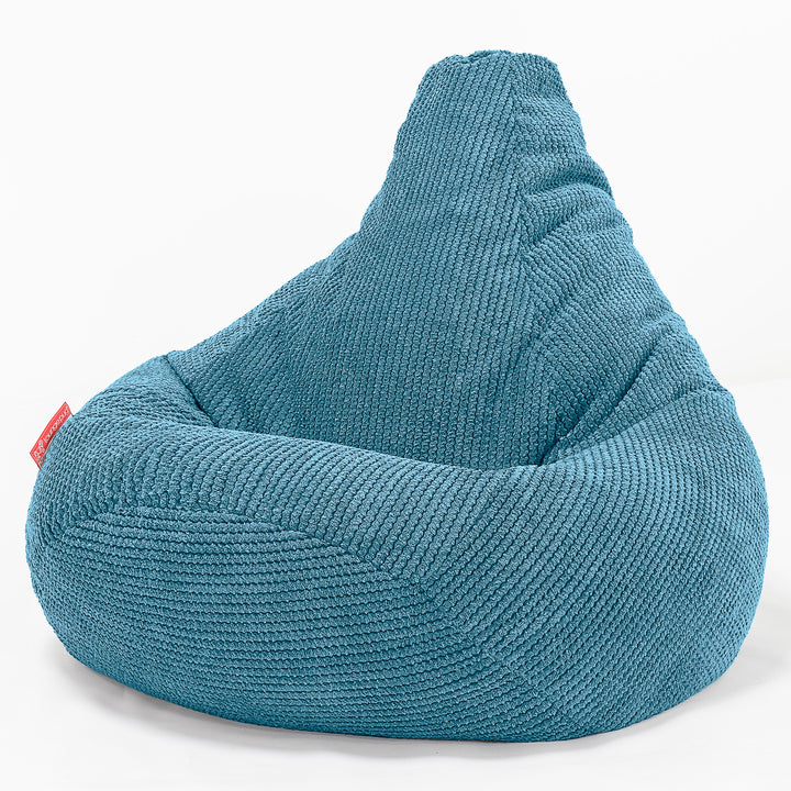 Kinder Gaming Sitzsack 6-14 Jahre - Pom-Pom Türkis 02