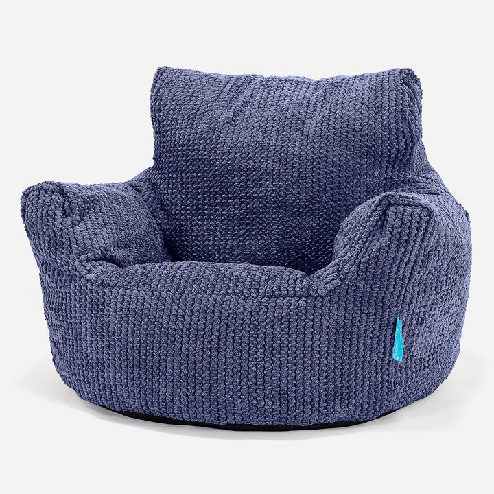 Klein Kindersessel Sitzsack 1-3 jahren - Pom-Pom Lila_01