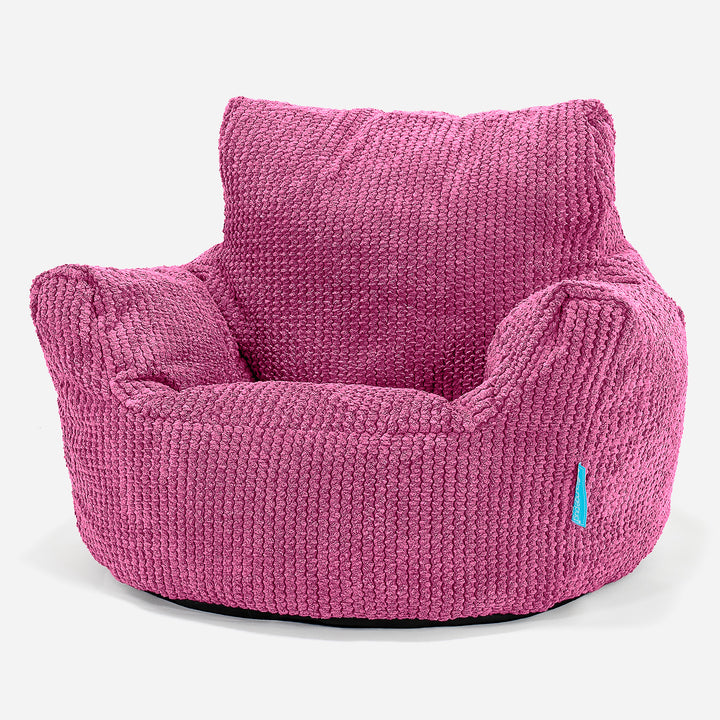 Klein Kindersessel Sitzsack 1-3 jahren - Pom-Pom Pink_01