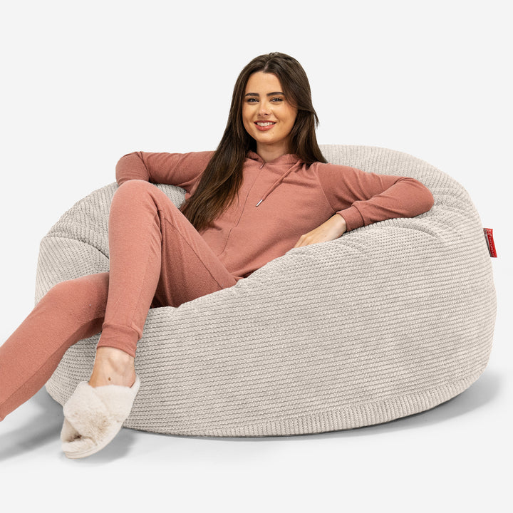 Mammoth Sofa Sitzsack XXL - Pom-Pom Creme 01