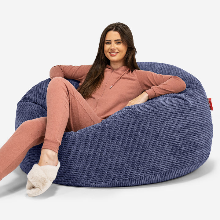 Mammoth Sofa Sitzsack XXL - Pom-Pom Lila 01