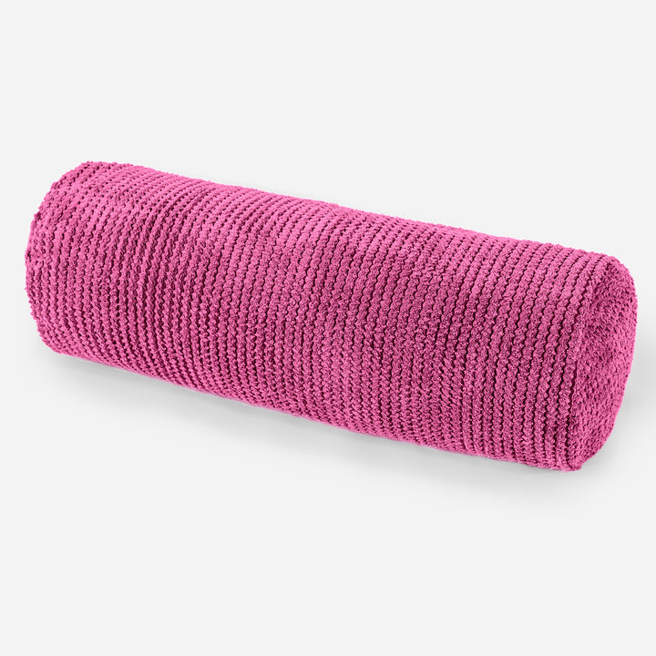 Nackenrolle Kissen 20 x 55cm - Pom-Pom Pink 01