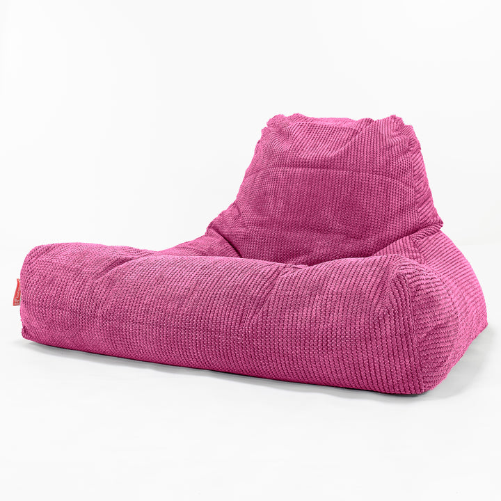 Riesen Sitzsack Lounge Sessel - Pom-Pom Pink 01