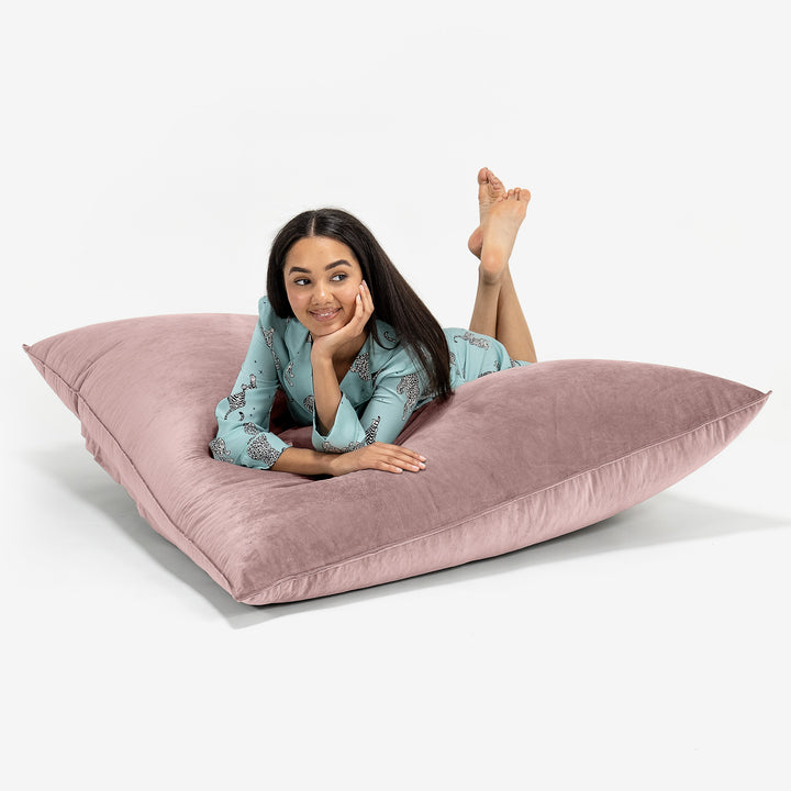 Sitzsack XXL - Samt Pink 03