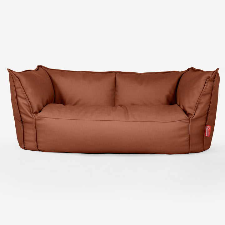 Ruben Sitzsack Sofa - Veganes Leder Kastanienbraun 01