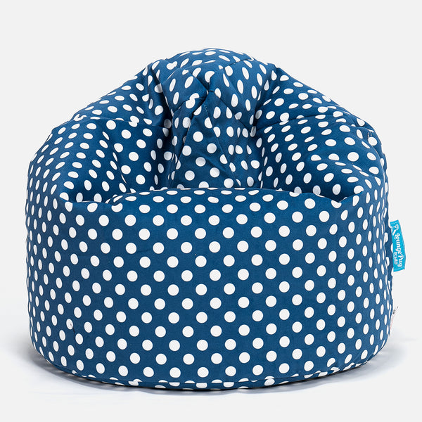 Sitzsack Kinder 2-6 jahren - Druck Blau Getupft Fabric Close-up Image