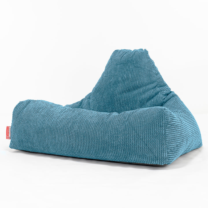 Sitzsack Lounge Sessel - Pom-Pom Türkis 01