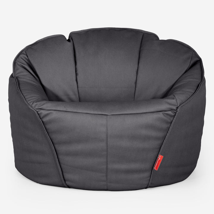 Ultimative Klassischer Gaming Sitzsack - Veganes Leder Schwarz 02