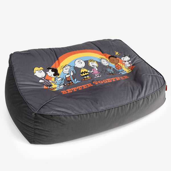 Snoopy Das Slouchy Sitzsack Sofa - Regenbogen 02