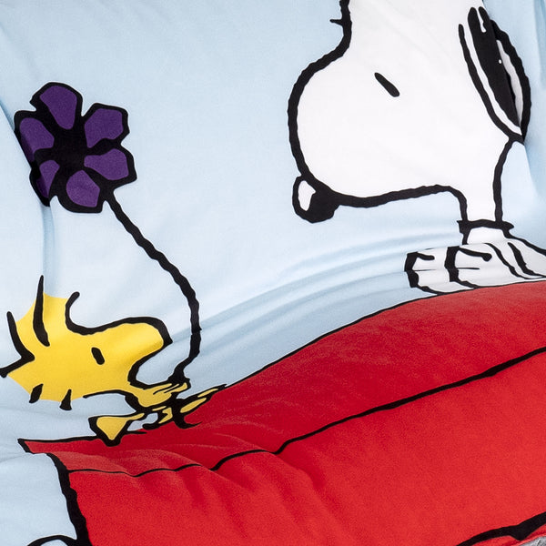 Snoopy Das Slouchy Sitzsack Sofa - Wolke Fabric Close-up Image