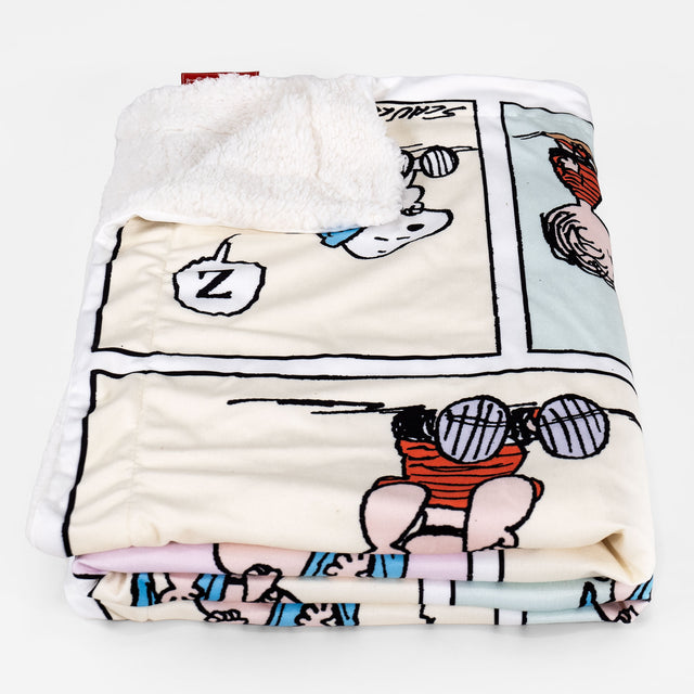 Snoopy Kuscheldecke / Tagesdecke - Comic 02