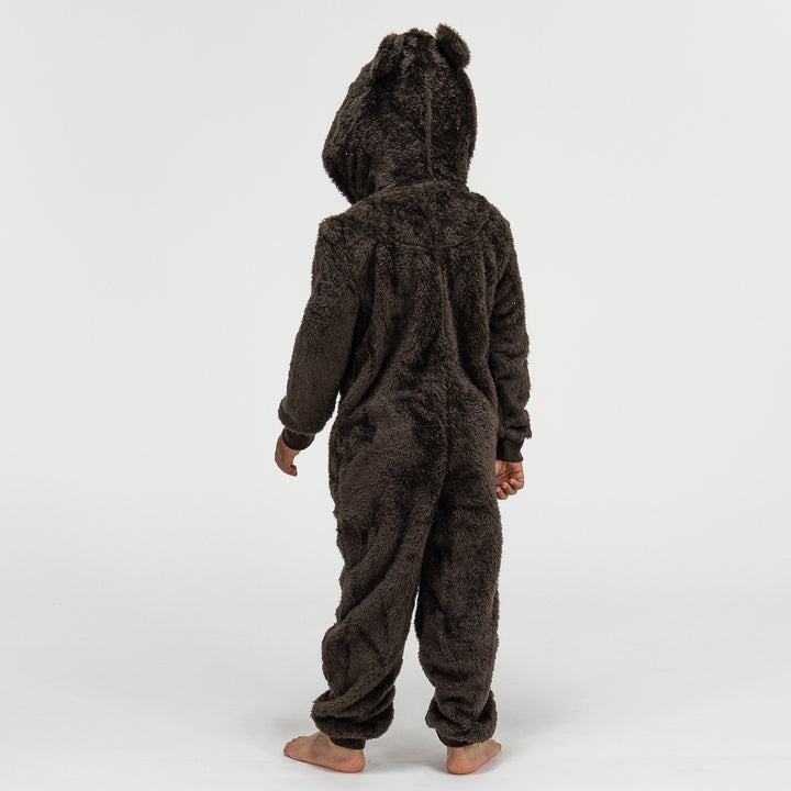 Weicher Fleece Bärchen-Onesie für Kinder 03