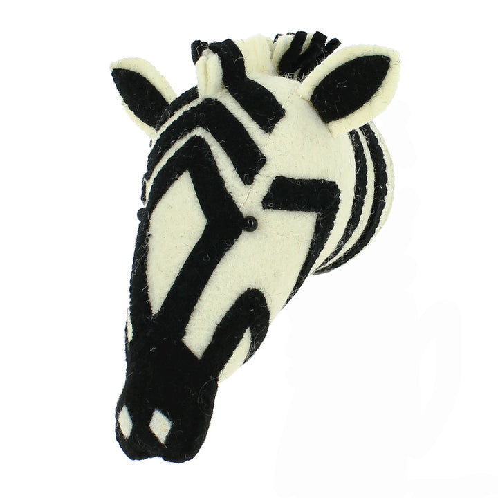 Mini Zebrakopf Wanddekoration 03